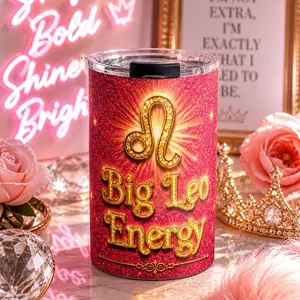 Big Leo Energy Tumbler | Astrology Zodiac Leo 10oz