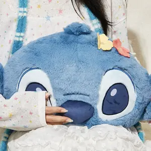 Disney Stitch Cute & Funny Plush Pillow Toy – Soft & Adorable Throw Cushion for Home Decor, Gift Idea for Fans & Collectors