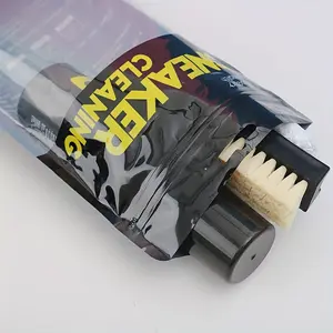 3-Piece  Shoe Cleaning Kit - Effective Foam Cleaner.