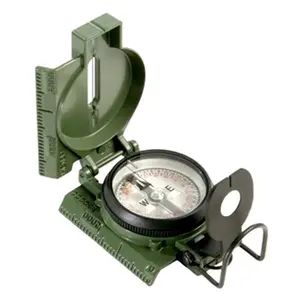 212 MAIN Cammenga 3H Model U.S. Military Aluminum Tritium Lensatic Compass, Tritium-Light Navigation Tool for Camping, Hiking