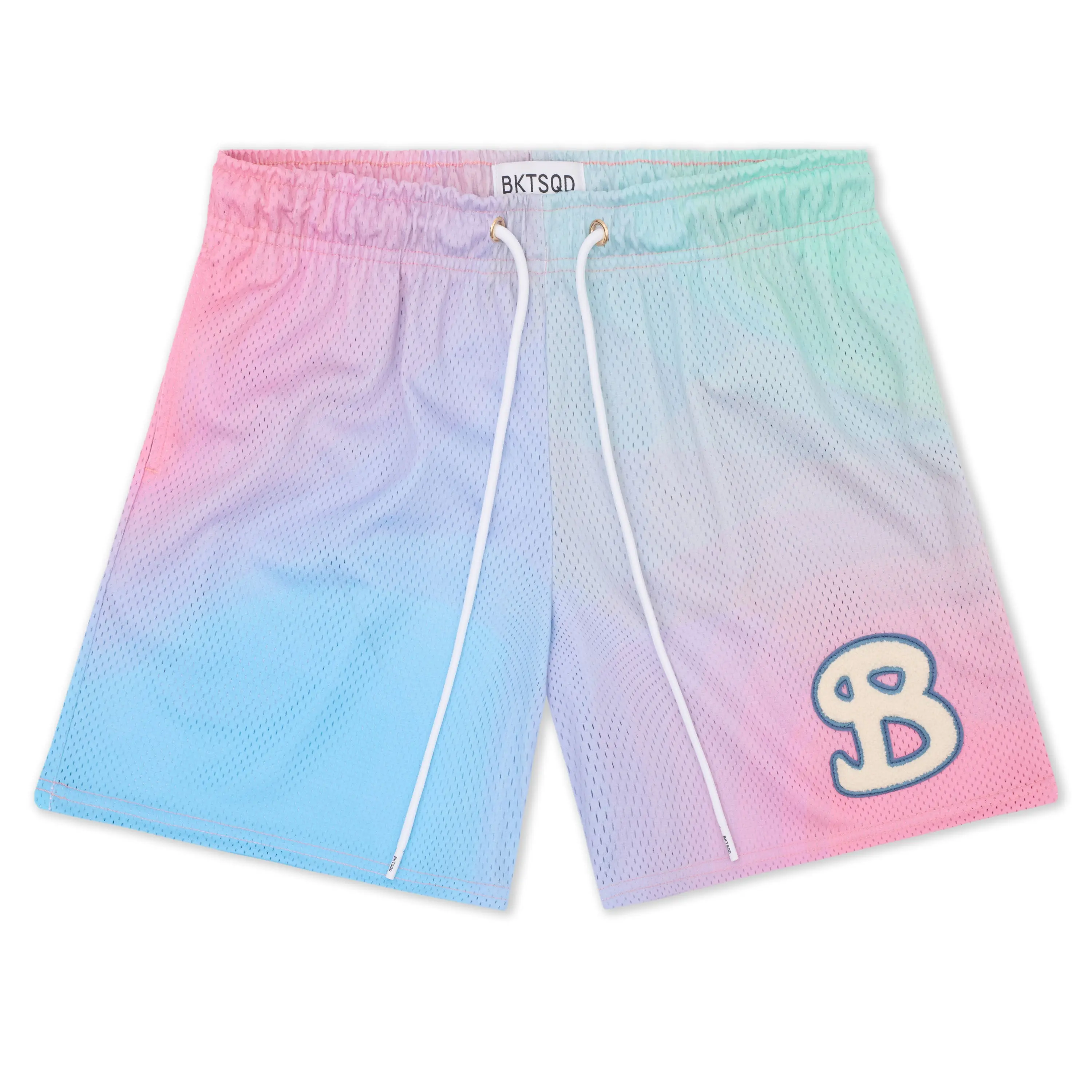 Candy Haze Shorts, Pastel Color Mesh Shorts, Summer Beach Casual Vacation Shorts