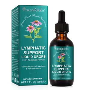 21-in-1 Lymphatic Drainage Drops for Lymph System Support Supplement for Women & Men with Echinacea, Dandelion, Burdock, Bromelain, Calendula, Turmeric & More, Healthcare, Dietary tiktokshopspringglowup summervibes