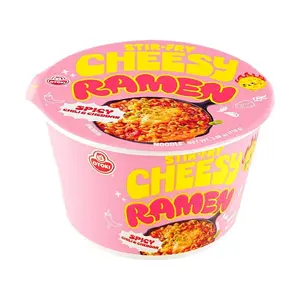 OTTOGI Cheddar Cheese Ramen Cup Noodles 110g - Spicy Korean Instant Ramyeon with Authentic Cheese Flavor - Popular Korean Brand
