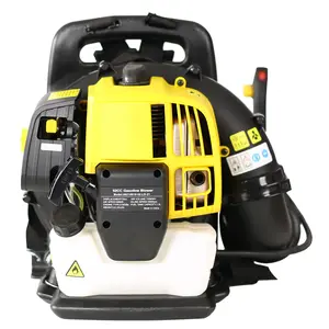 Backpack Gas Powered Leaf Blower, 52CC 530CFM 3HP 2 Stroke Grass Lawn Blower Air Cooling Gasoline Backpack Grass Blower with Air-Cooled, Snow Blower for Outdoor