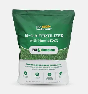 The Andersons Professional PGF Complete 16-4-8 Fertilizer with 7% Humic DG, Made in the USA, Safe For All Turf Types