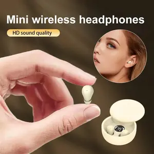 MOKATA Mini Invisible Headphones Bluetooth 5.4 True Wireless In-Ear Earphones sport Audio Earbud audifonos bluetooth wireless headphones noise cancelling headphones gamingheadset