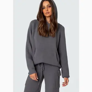 EDIKTED Wynter Oversized Knit Hoodie