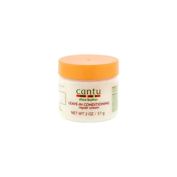 Cantu Shea Butter Leave-In Conditioning Repair Cream, Intense Moisturizer for Dry, Damaged Hair, Mends Split Ends and Reduces Frizz, 2 oz, Hair Care Products, Daily, Shiny Hair