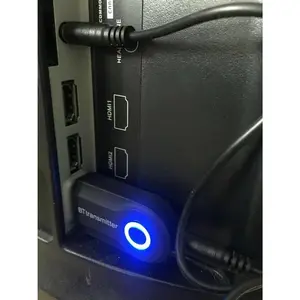 Bluetooth Transmitter Adapter,Wireless Portable Stereo USB Transmitter for 3.5mm Audio Devices & RCA Connections Bluetooth 5.0,Stable Connection, for TV, Headphones, Air Fly, Car, Airplane