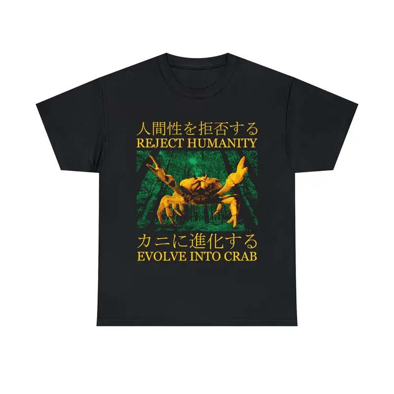 Evolve into Crab Japanese Vintage T-Shirt