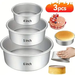 Heavy-duty aluminum multi-layer cake baking tray set | Removable non-stick layers, safe for use in ovens and dishwashers, uniform heat distribution, ideal for professional and home baking, suitable for cakes, cupcakes, and various festivals