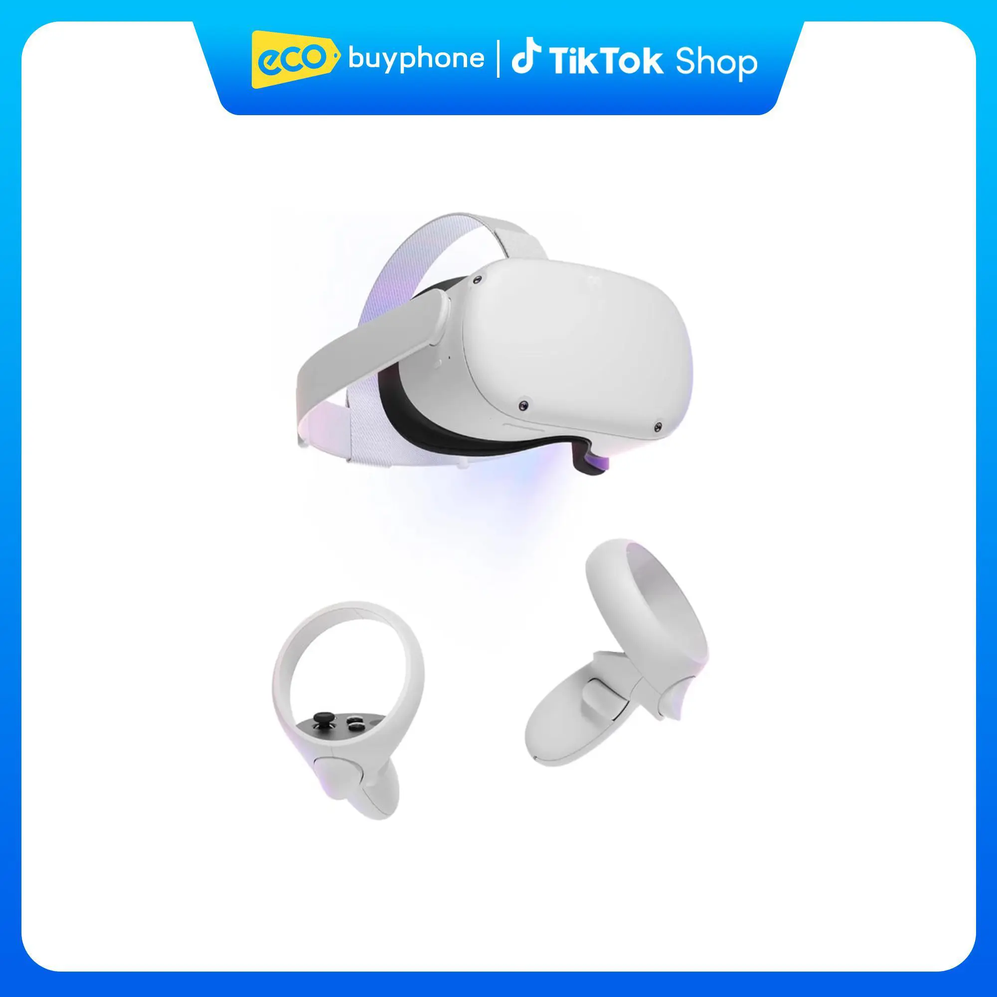 Refurbished Meta Quest 2 VR Headset - Excellent Condition, Certified Refurbished Electronics for Immersive Virtual Reality Experiences