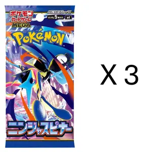 Pokemon TCG: M4 Ninja Spinner Mega Evolution EX Booster BOX [Japanese] - 3 Packs