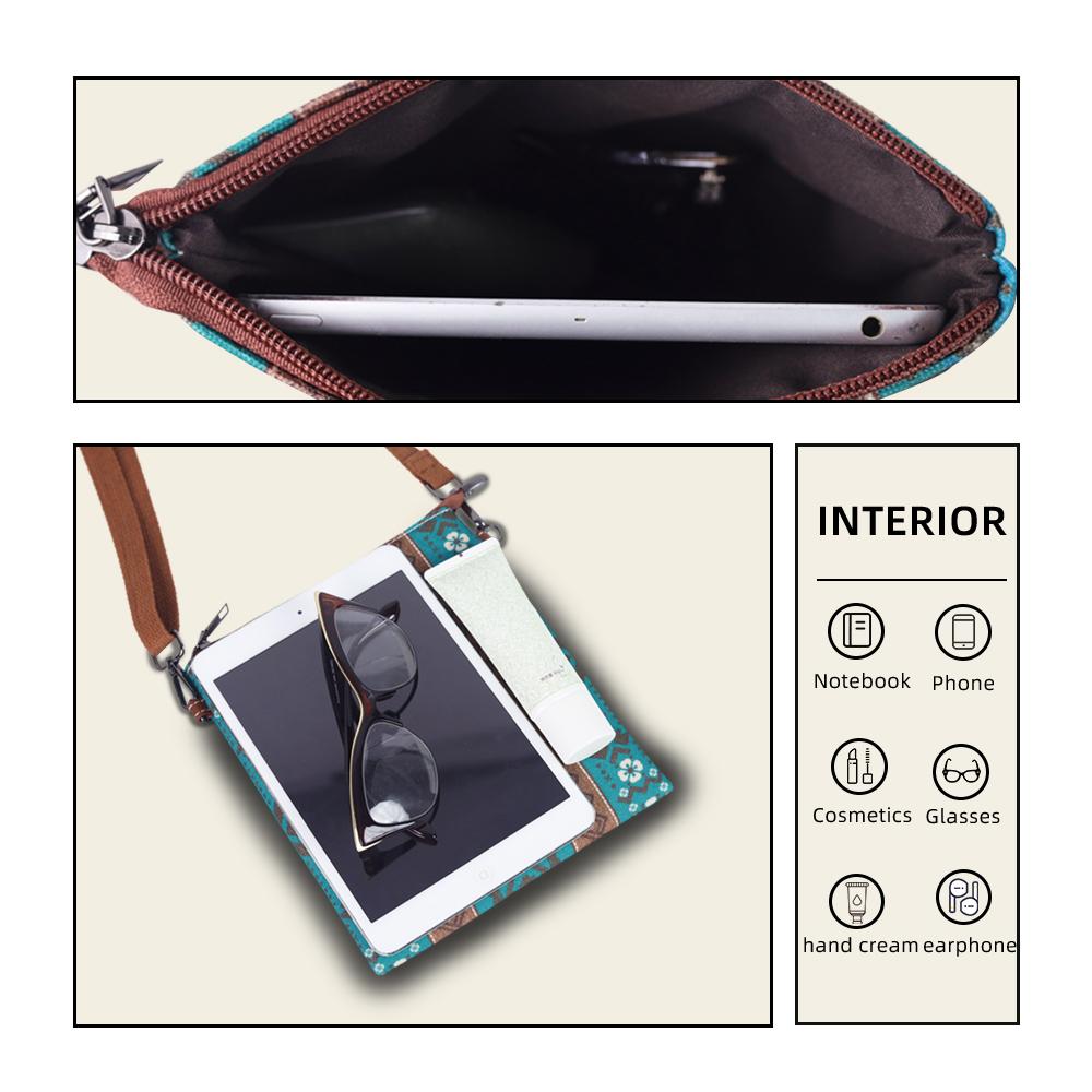 Bohemian Canvas Crossbody Shoulder Bag – Premium Large Tote for Travel & Everyday Carry