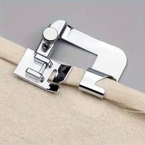 One Piece of Multifunctional Hemming Roller Presser Foot - Sewing Machine Accessory Suitable for 6/8 Models Home Sewing Machine