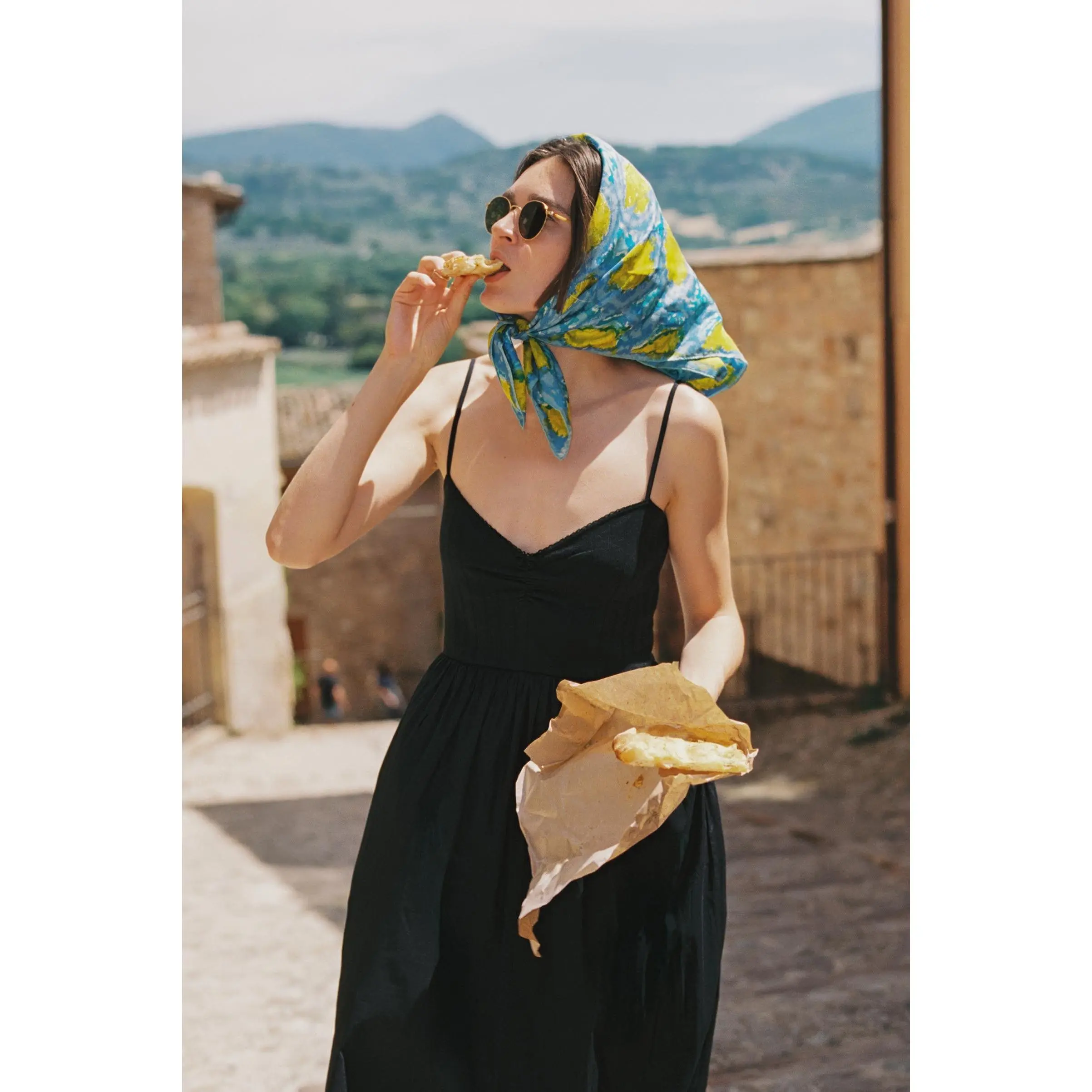 everlane deep v neck a line dress The TENCEL™ V-Neck Dress main image 1