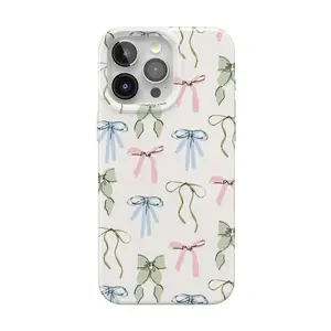 Casely iPhone 15 Pro Max Case | Whimsy Girlie | Pastel Bows | Compatible with MagSafe | Classic Ultra Thin Design