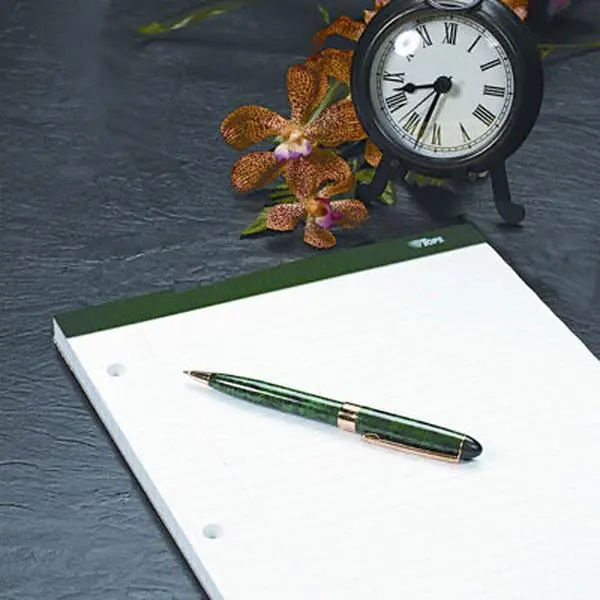 Double Docket College Rule Letter-Size White Writing Pad, 100 Sheets per Pad