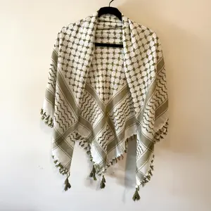 Olive keffiyeh – Handmade in Bethlehem