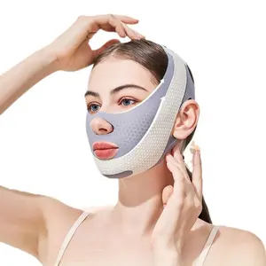 V Line Face Mask, Breathable Light Face Lifting Mask, Double Chin Lift Mask, Sleep Face Skin Mask, Facial Beauty Product for Day and Night, Face Lifting Device