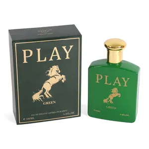 Play Green Spray Cologne for Men 100ml/3.4fl.oz. | Eau De Toilette Fragrance for Men