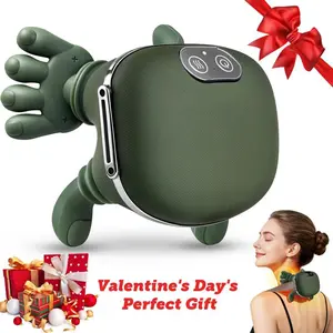 Shoulder Five-Finger Deep Heated Massager Electric Cervical Massager Bionic Hand with Heating Wireless Portable 3D Kneading Massage for Neck Shoulders & Hands Unisex Lightweight & Adjustable Speed Settings Cordless Back Tissue Lumbar Multifunctional