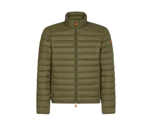 Save The Duck Giga Ultralight Puffer Menswear Jacket - Dusty Olive, Mens Tops, Nylon Shell Coats