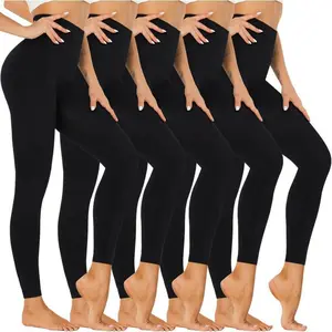 5 Pack Super Soft Leggings for Women - Pack-High Waisted Tummy Control Workout Yoga Running Gym Fitness Active Pants, Comfortable Fit Quick Dry Breathable Beach Shorts ComfortSoft Moisture-Wicking Boxer Briefs
