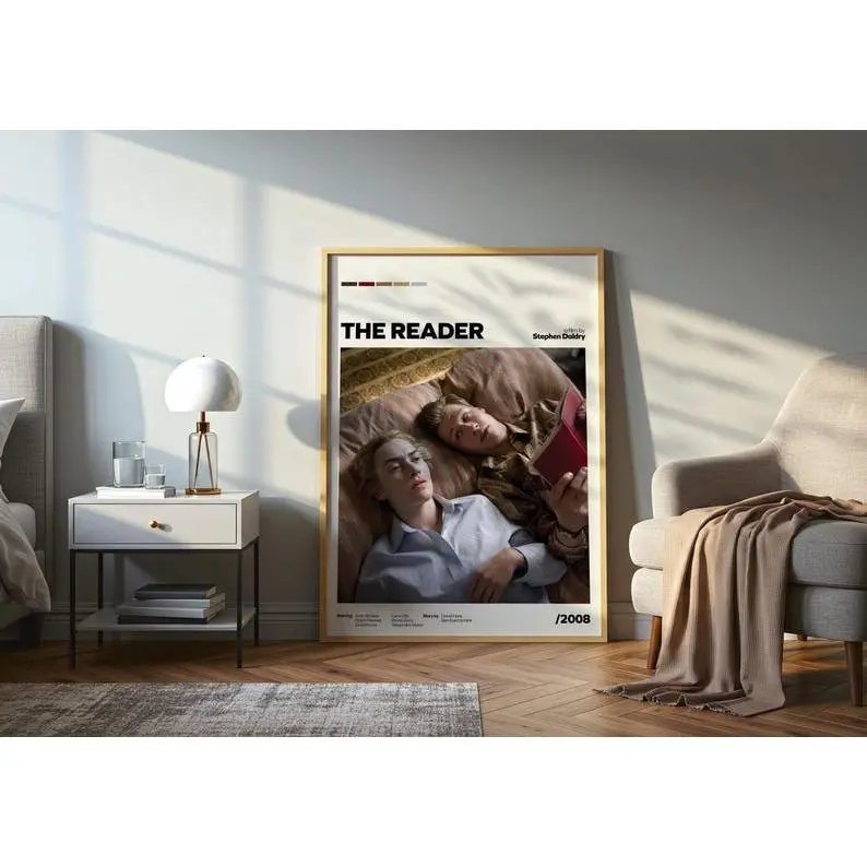 The Reader Romantic Movie Poster, Vintage Art Print, Kate Winslet Poster