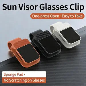Car Sunglasses Holder Magnetic Eyeglass Clip Car Sun Visor Organizer, Automotive Interior Accessories, Durable & Convenient Storage Solution
