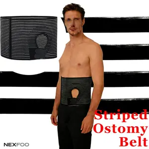 Adjustable Ostomy Belt, Breathable Waist Cinching Band, Pressure Relief Ostomy Ring, Comfortable and Secure Fit, Medical Grade Material
