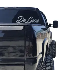 Last Name Decal Custom Name Decal for Trucks Personalized Decal Pick Your Font 8-24 Inches