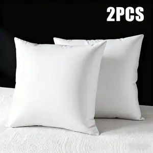 Decorative Pillow Inserts (2-Piece Set, White) - 45x45cm Mattress Sofa Pillows - Perfect Gift for Home Decor Pillows and Home Goods