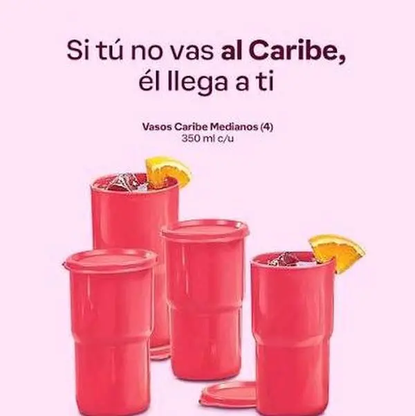 Red Tupperware tumblers Red Tupperware tumblers