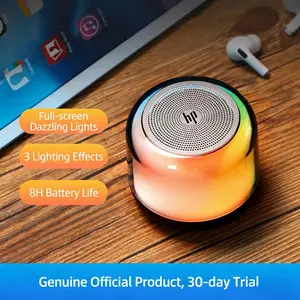 HP RGB Bluetooth Speaker – 360° Light Show, Hi-Fi Sound, Deep Bass, Mini Size, Big Vibes