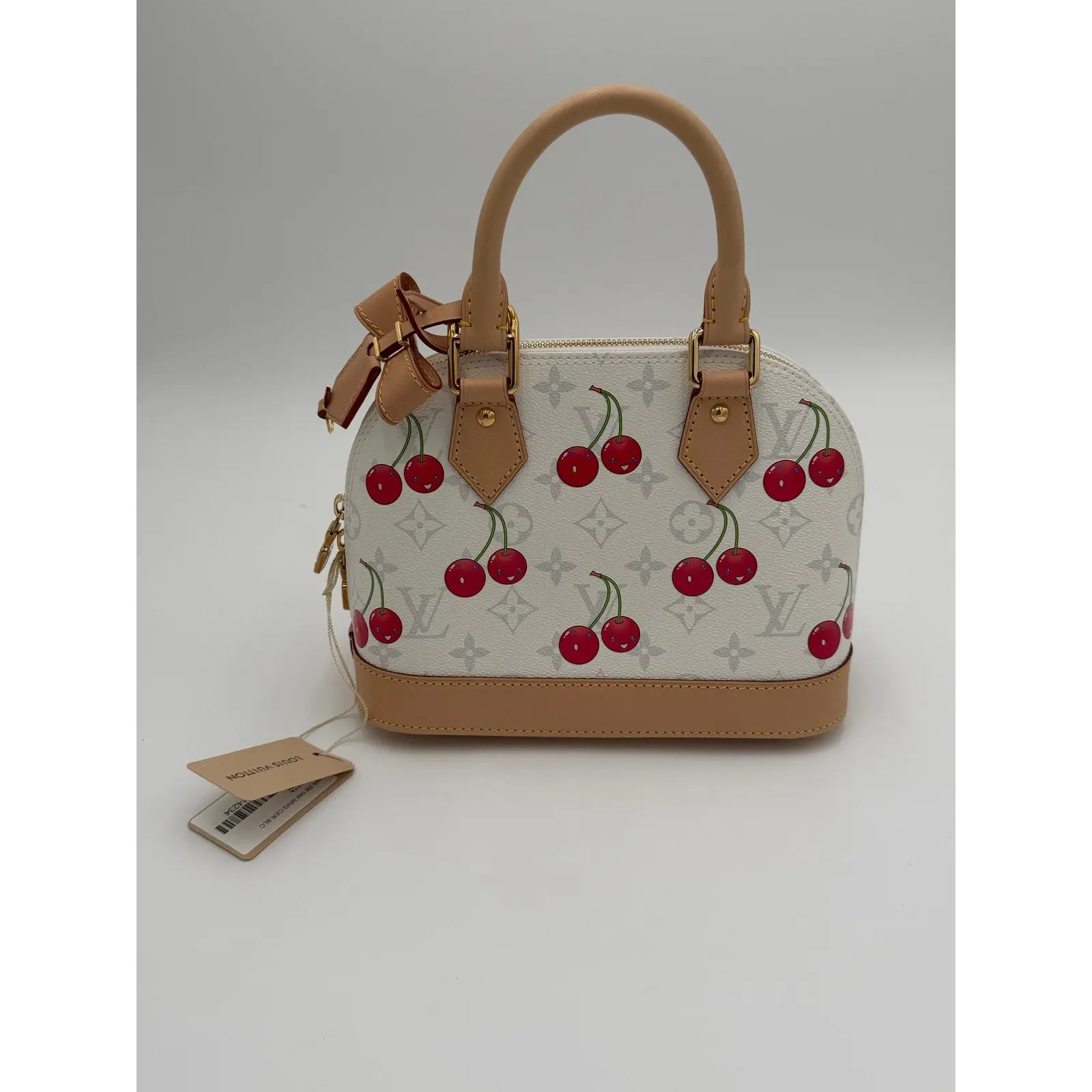 Pre-owned Louis Vuitton Monogram Cerises Crossbody Bags x Takashi Murakami Cherry Alma BB handbag