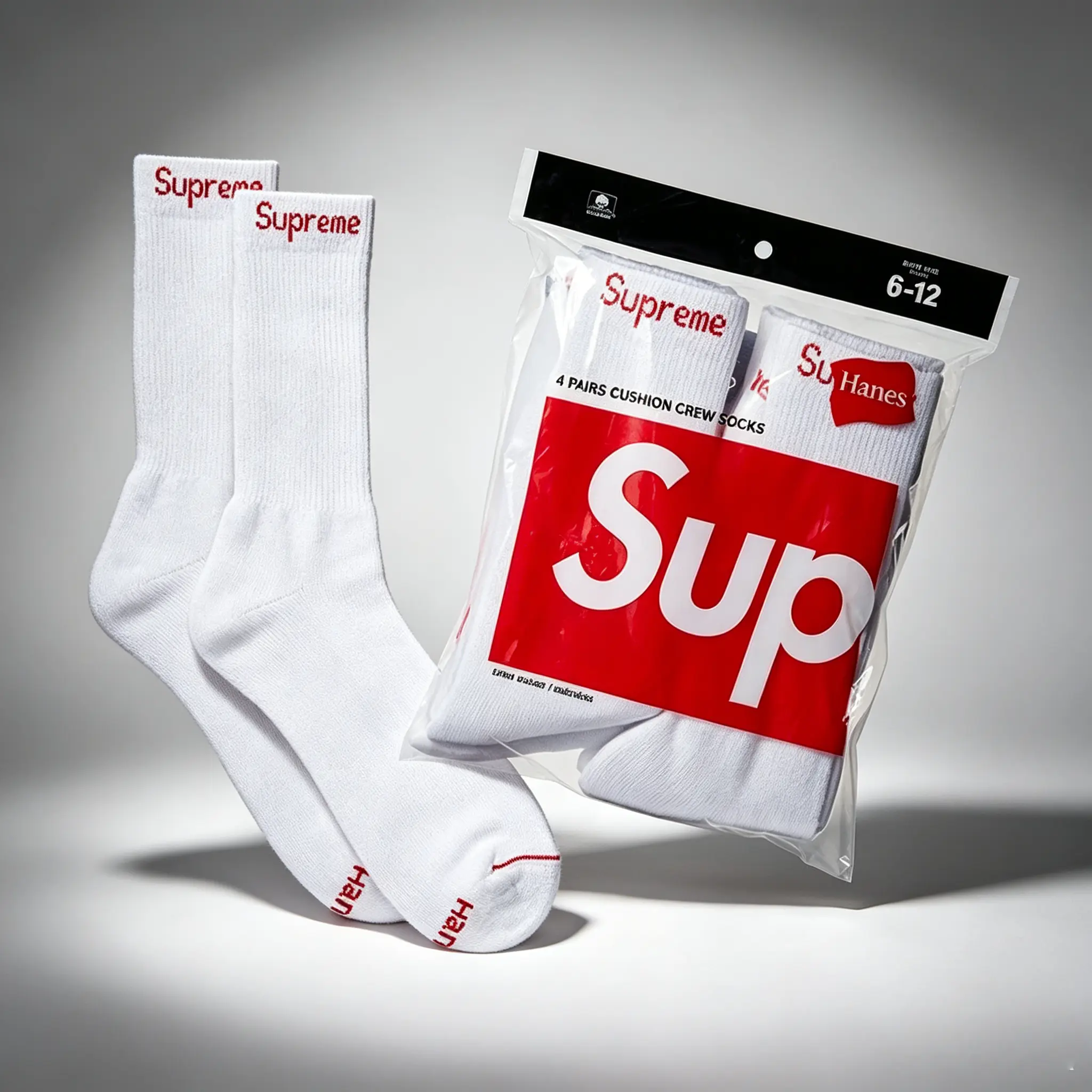 Menswear Unisex Mid-Calf Socks, Supreme 4-Pair Couple's Set