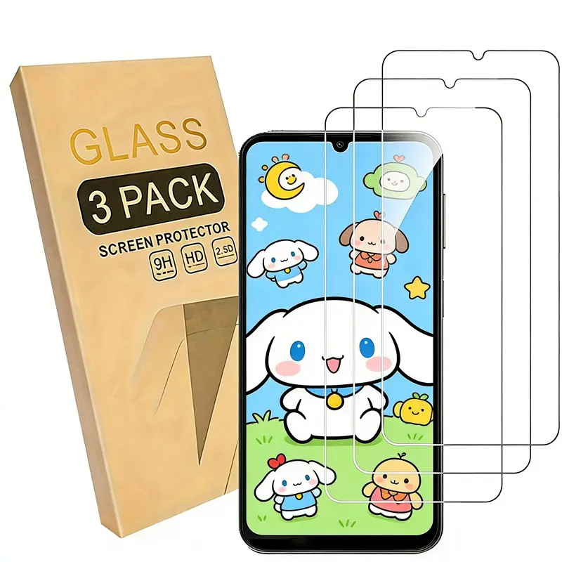 Samsung Galaxy A07 5g Screen Protector, [3-Pack] Durable Tempered Glass Film, Easy Installation & Scratch Resistant Design, Accessories