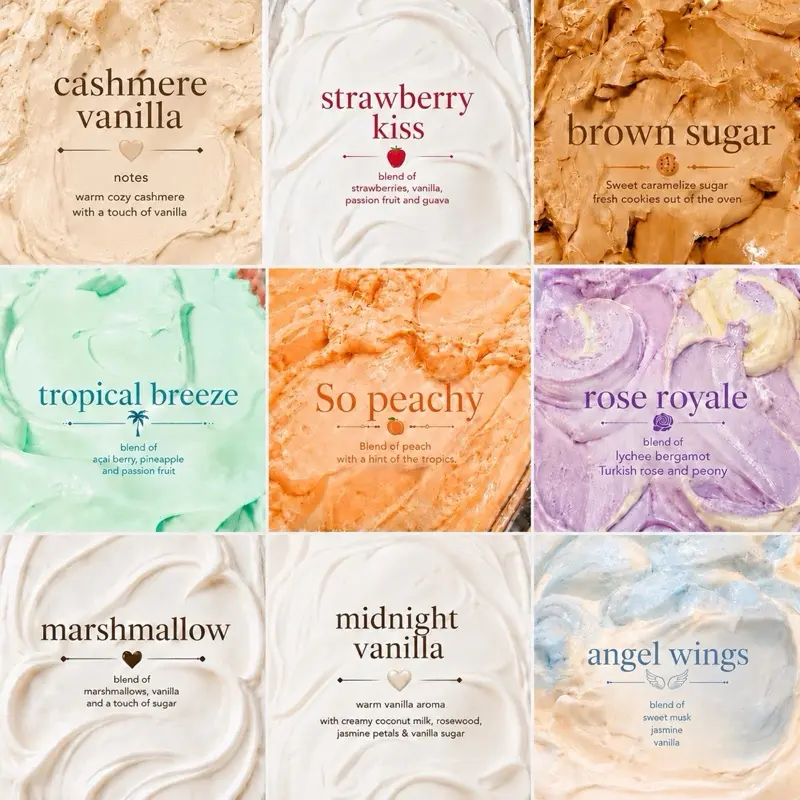 Pick Your Own Whipped Body Butter Cream | Custom Scent Scoop | Live Selection Moisturizing Shea Butter