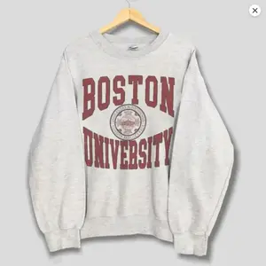 Vintage 90s Boston University Crewneck Sweatshirt, Boston University Shirt, Boston University Fan SHirt, Boston University Sweater