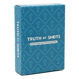 Truth Or Shots Drinking Game Board Game, Hilarious and Memorable Drinking Card Game, Party Supplies for Birthday Gifts and Bachelorette Party, Family Board Game, Board Game Prop, Drinking Board Games