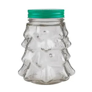 BarConic® Christmas Tree Mason Jar w/lid - 20 ounce