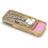 Vintage Gold 1970s Tin Size Marshmallow-Scented Slider Tin Lid Opener - Lip Balm-Shaped Kitchen Utensil, 6 g/ml Certified Organic Coconut-Shea Seed Oil Infused Moisturizer, Wax-Powder Tint for Chapped Lips, Cruelty-Free, Gluten-Free