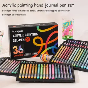 36 Color Stackable Drawing Pens Set (plus), Art Supplies for Sketching & Doodling, High Saturation Ink, New Condition