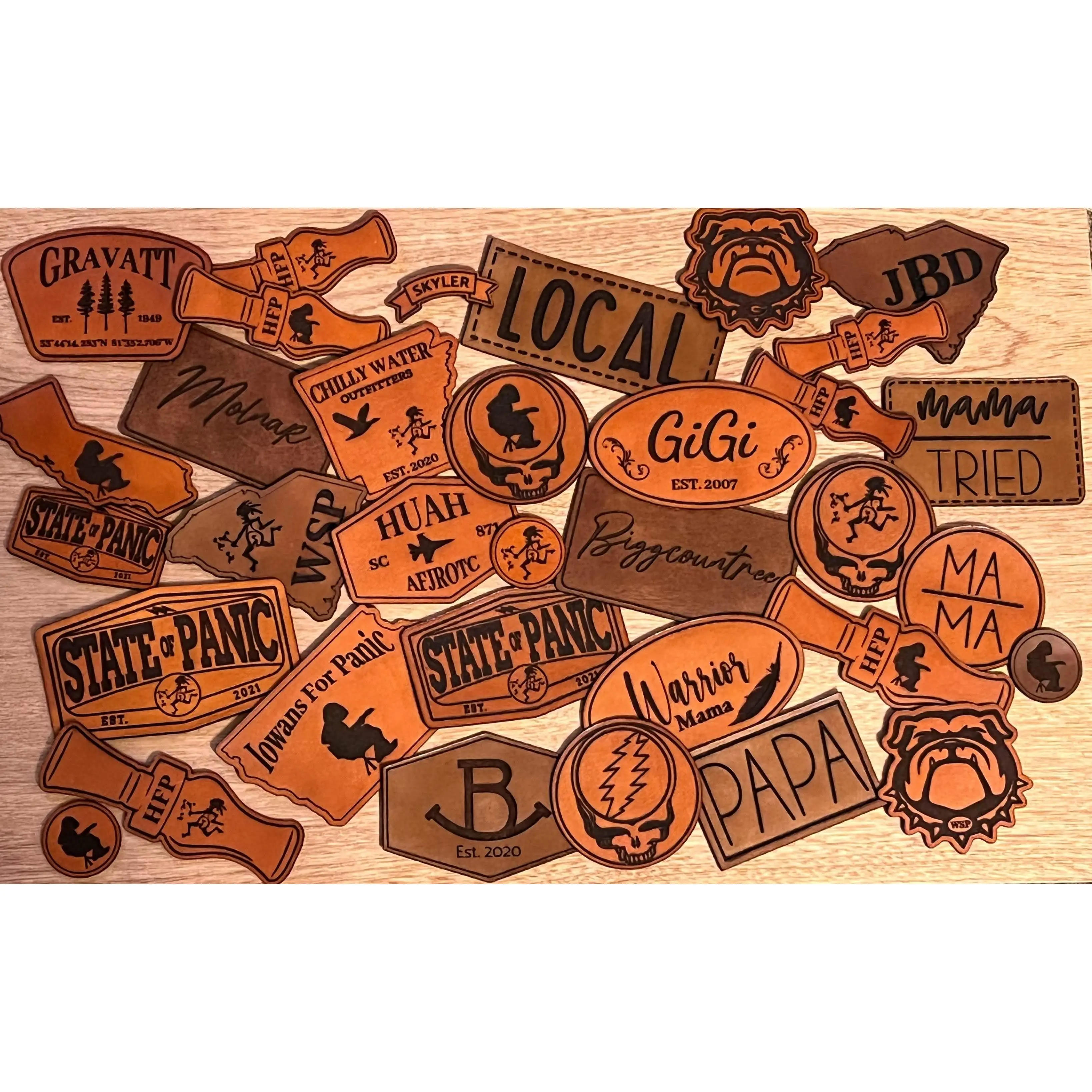 Custom Leather Patch Only