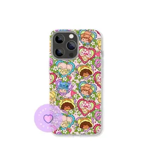 Fruity Friends Clear Phone Case Insert for iPhone Models - Premium Photo Paper Material, Matte Finish, Budget Friendly, Case Insert Only