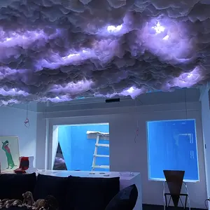 New Cloud Light, 3D Thundercloud LED Light Lightning Cloud Colorful Atmosphere Night Light, DIY Creative Cloud Lights Gaming Room Garage Club Dj Party Light-88