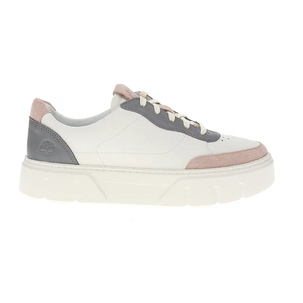 Timberland Womens Laurel Court Low Platform Sneakers Shoes Casual - Grey