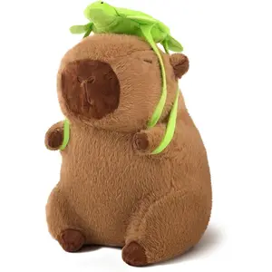 Cute Capybara Plush,Capybara Stuffed Animal,Capibaras Peluches 9 Inch Kawaii Fluffy Soft Plush for Teens Birthday Gift
