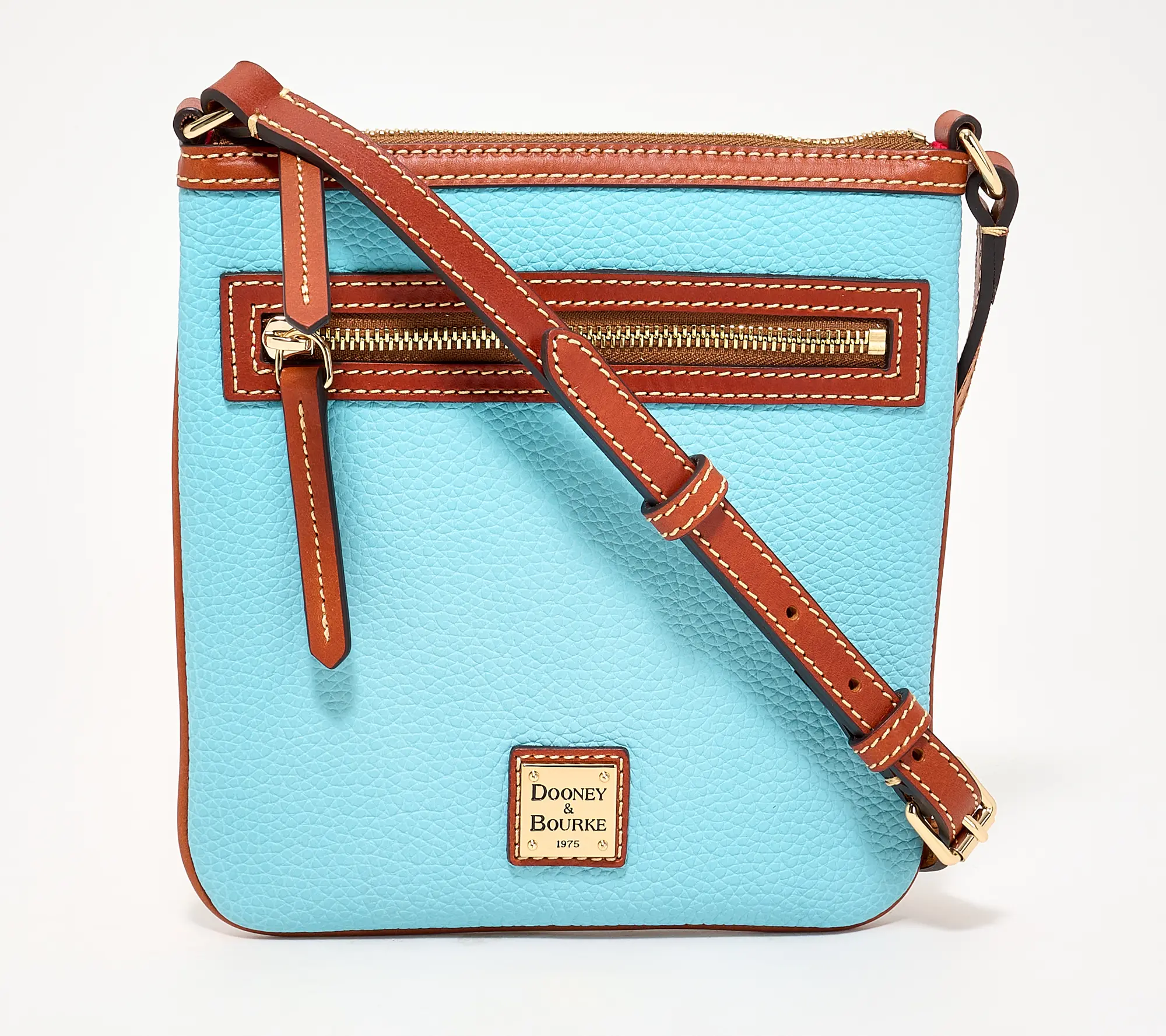 Dooney & Bourke Pebble Leather N/S Letter Carrier Crossbody Dooney & Bourke Pebble Leather N/S Letter Carrier Crossbody